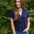 Everyday Detail Navy Button Sweater