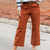 Betsey's Everyday Stretched Twill Chinos - Rust