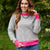 Freshly Striped Hot Pink Trim Sweater