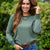 Casual Essential Sage Long Sleeve Tee