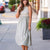 Made for the Day Sage Striped Midi Dress