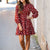 Fall in Love Brick Floral Dress