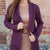 Simple Single Button Blazer