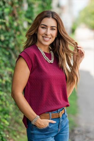 Timeless Touch Cuffed Sleeve Tee