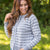 Softly Striped Button Cardigan