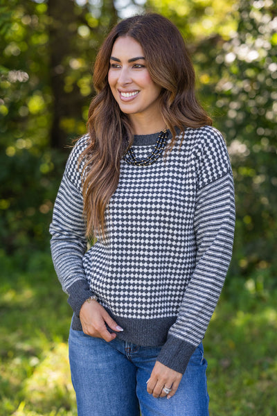 Mixed Up Moments Sweater