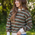 Along for the Ride Striped Pullover
