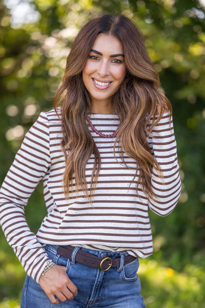 Just for Today Striped Top