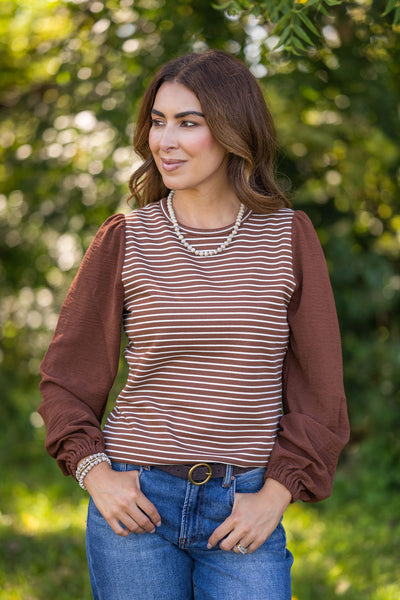 Something Special Striped Blouse