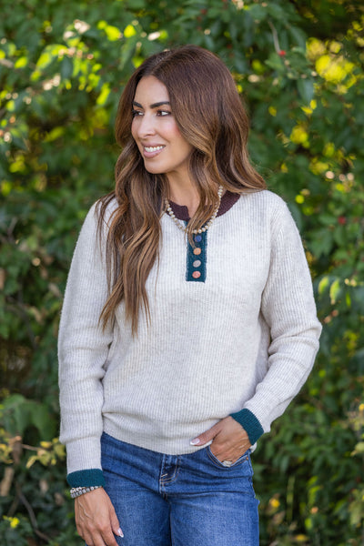 Happy Things Henley Sweater