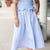Morning Tide Striped Midi Skirt