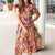 Sunlit Blooms Midi Dress