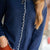 Scallop Trim Button Cardigan