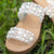 Corky's Double Take Clear Pearls Sandals