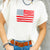 Lightweight Stitched Flag Knit Tee