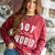 Vintage Joy To The World Graphic Crewneck