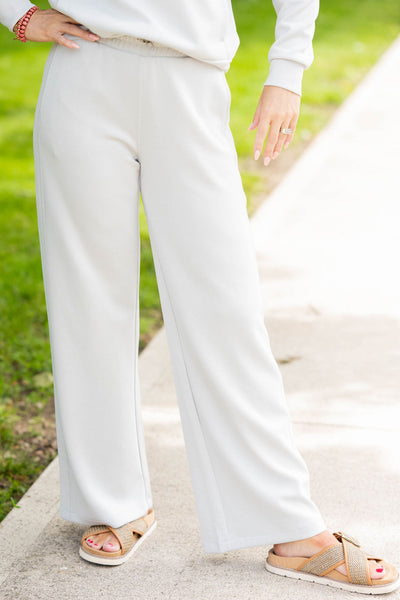 Cozy Mode Wide Leg Pants