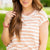 Sunset Stroll Striped Tee