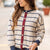 Contrast Classic Stripe Cardigan