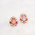Rosy Radiance Teardrop Earrings