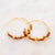 Sunset Spark Hoop Earrings