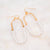 Polished Pearl Drop Earrings