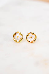 Blossom Charm Stud Earrings
