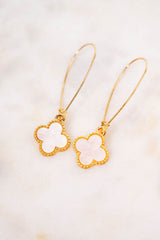 Charming Clover Dangle Earrings