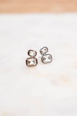 Dazzling Duo Stud Earrings