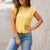 Hello Sunshine Striped Knit Top