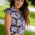 Moonlit Garden Flutter Top