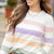 Soft Pastels Striped Sweater Tee