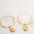 Seaside Pearl Hoop Earrings