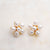 Pearl Blossom Stud Earrings