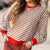 Hey There Striped Pullover