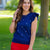 Sweet Stars Knit Ruffle Tank
