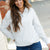 Ribbed Four Button Pullover