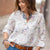 Soft Bloom Button Blouse