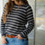 Cozy Knit Striped Sweater