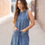 Willow Stitch Denim Tank Dress