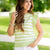 Bright Breeze Striped Knit Top