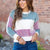 Ribbed Blocked Sweater