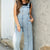 Mineral Washed Denim Overalls