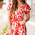Sweetheart Garden Puff Sleeve Dress