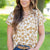 Blooming Moments Flutter Sleeve Blouse