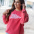 Buckeyes Pennant Ribbed Crewneck