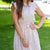 Forever Lovely Tie Waist Ruffle Dress