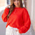 Breezy Pointelle Henley Sweater