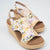 Carley Natural Mini Floral Jute Corky's Sandals