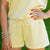 Butter Yellow Relaxed Essential Shorts